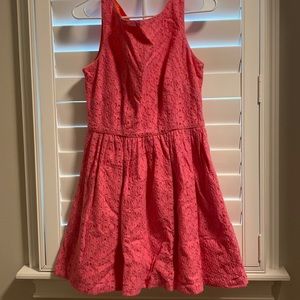 Lilly Pulitzer Pink Lace Dress